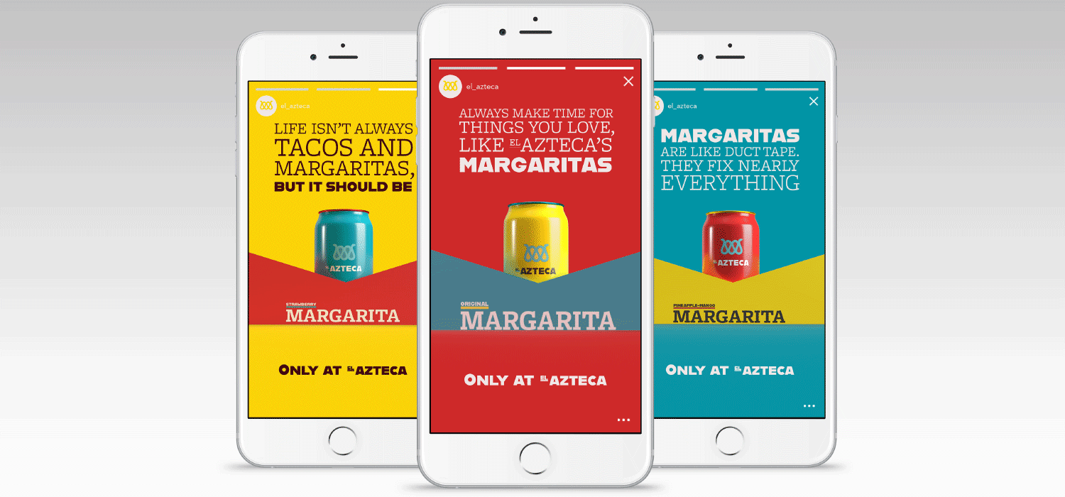 El Azteca Margarita social media stories