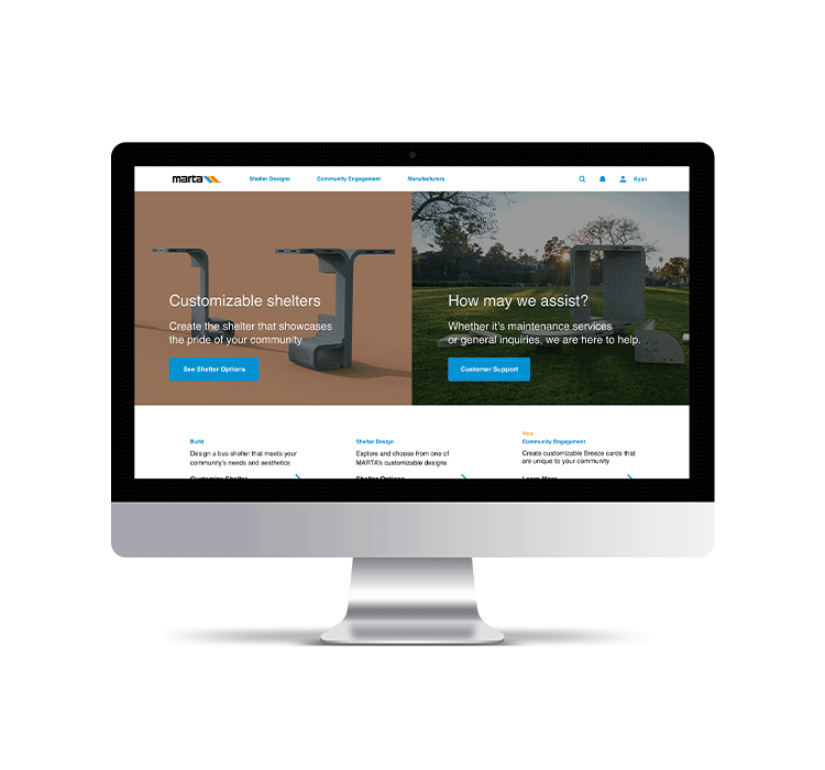 MARTA shelter consumer website