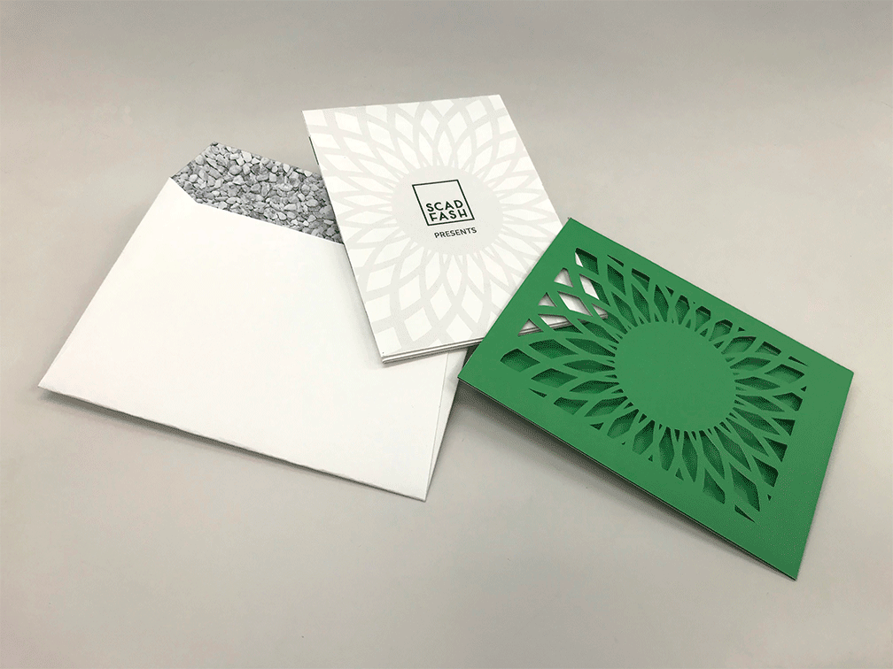 SCAD FASH event invitation by Dillon the Designer